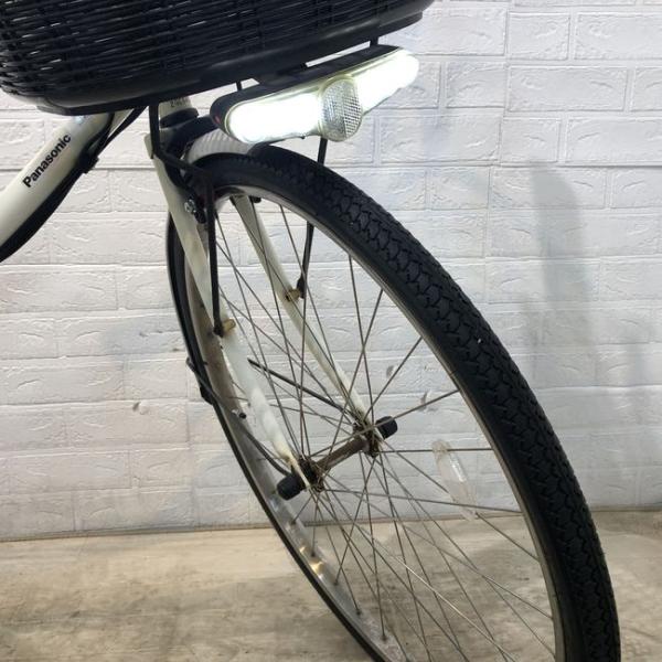 中古電動自転車 パナソニック エーガールズ ホワイト 26インチ YD022