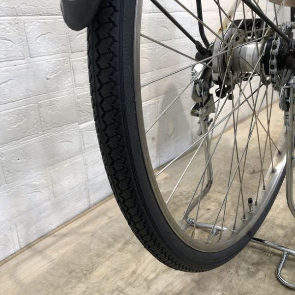 中古電動自転車 パナソニック エーガールズ ホワイト 26インチ YD022