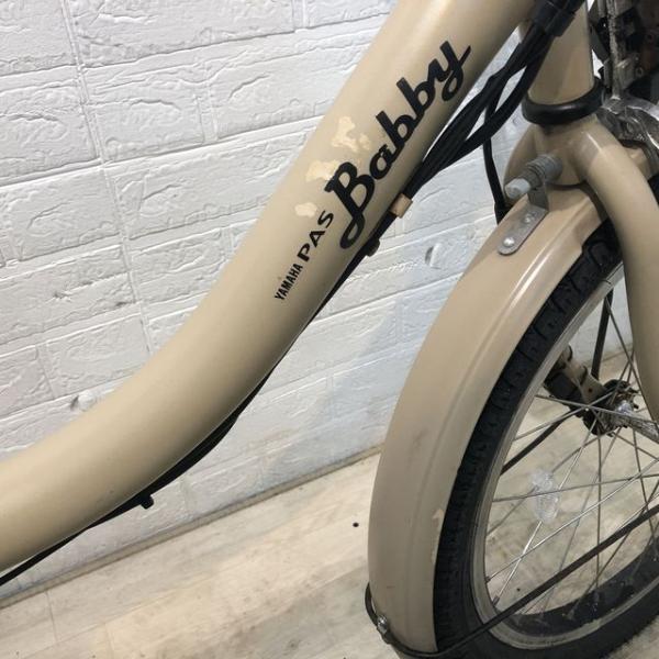 中古電動自転車 ヤマハ PAS Babby XL パス バビー XL ベージュ 20インチ YE006