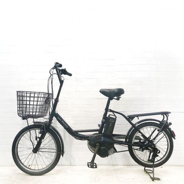 中古電動自転車 ブリヂストン アシスタ ファイン ミニ ブラック 前20
