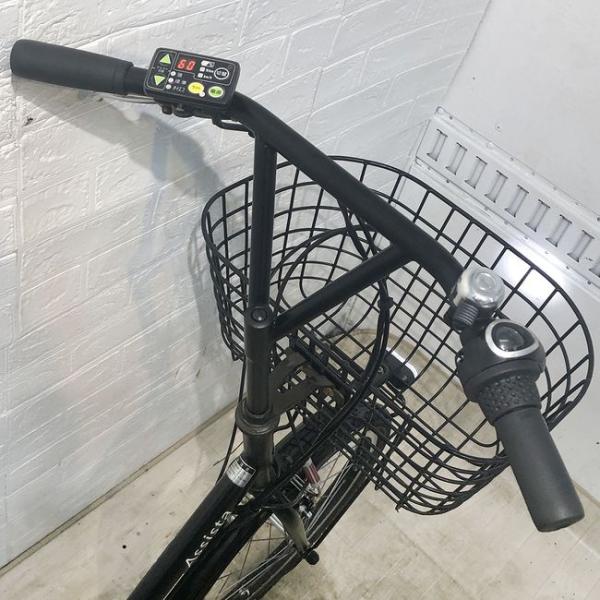 中古電動自転車 ブリヂストン アシスタ ファイン ミニ ブラック 前20