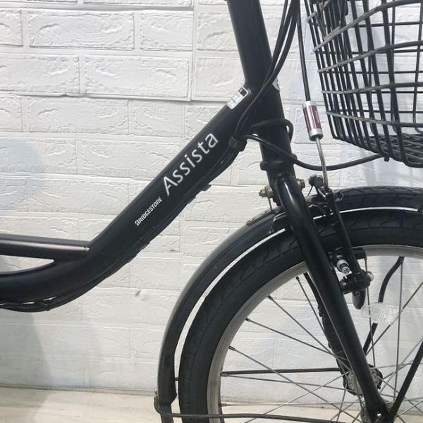 ブリヂストン アシスタ ファイン ミニ ブラック 前20×後18インチ YE079 【中古車】