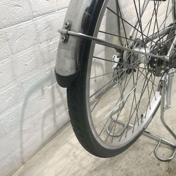 中古電動自転車 パナソニック ビビ TX シルバー 24インチ YE084