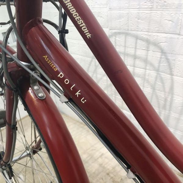 ブリヂストン アシスタ ポルク レッド 26インチ YE094 【中古車】