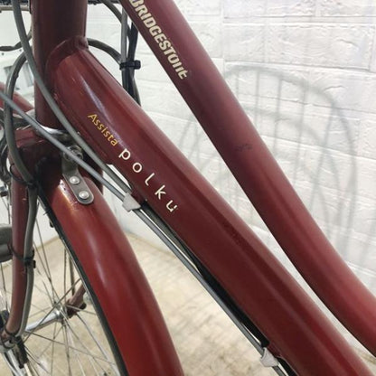 ブリヂストン アシスタ ポルク レッド 26インチ YE094 【中古車】