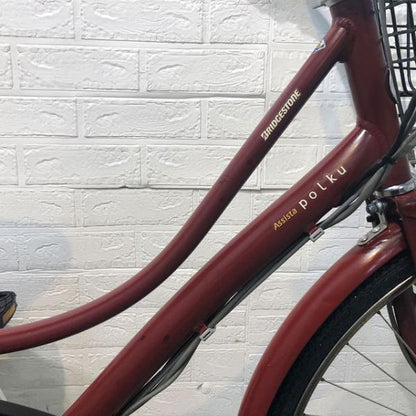 ブリヂストン アシスタ ポルク レッド 26インチ YE094 【中古車】
