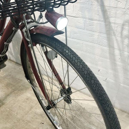 ブリヂストン アシスタ ポルク レッド 26インチ YE094 【中古車】