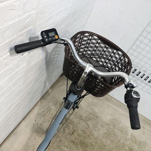 中古電動自転車 パナソニック ビビ スタイル ブルー 26インチ YE140