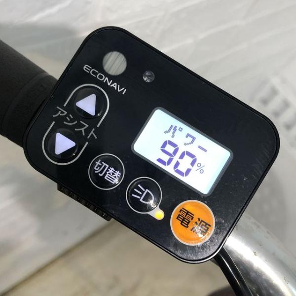 中古電動自転車 パナソニック ビビ スタイル  ブルー 26インチ YE140