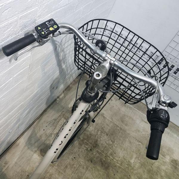 中古電動自転車 ブリヂストン HYDEE 2 ハイディ ツー ベージュ 26インチ YF004