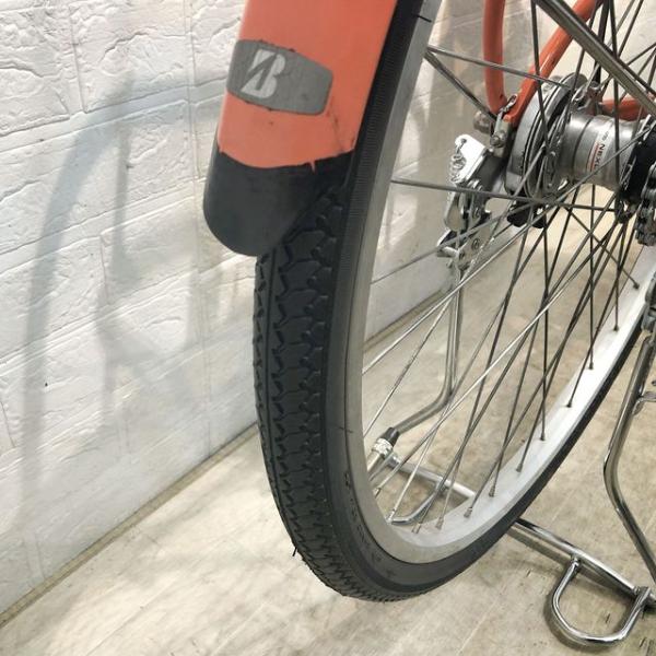ブリヂストン アシスタ ベーシック オレンジ 26インチ YF014 【中古車】