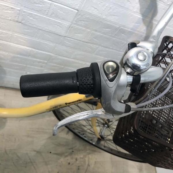 中古電動自転車 パナソニック ビビ SS シャーベットオレンジ 26インチ YF048
