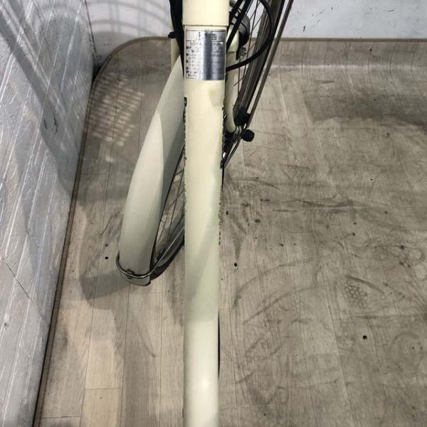 中古電動自転車 パナソニック ビビ スタイル DX アイボリーホワイト 26インチ YF049
