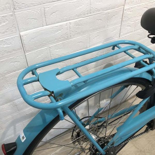 中古電動自転車 パナソニック ビビ スタイル DX ブルー 26インチ YF052
