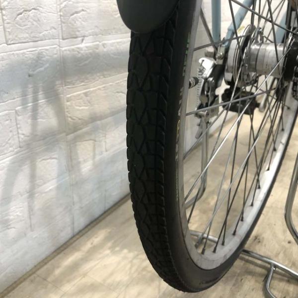 中古電動自転車 ブリヂストン アシスタ ファイン ブルー 26インチ YF055 