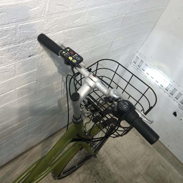 中古電動自転車 ブリヂストン リアルストリーム ミニ グリーン 20インチ YF059 