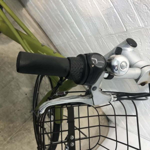 中古電動自転車 ブリヂストン リアルストリーム ミニ グリーン 20インチ YF059 