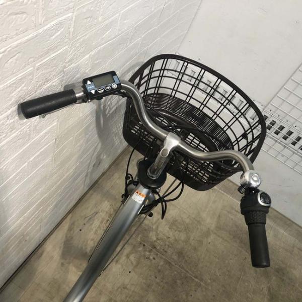 中古電動自転車 ヤマハ PAS With パス ウィズ シルバー 24インチ YF063 
