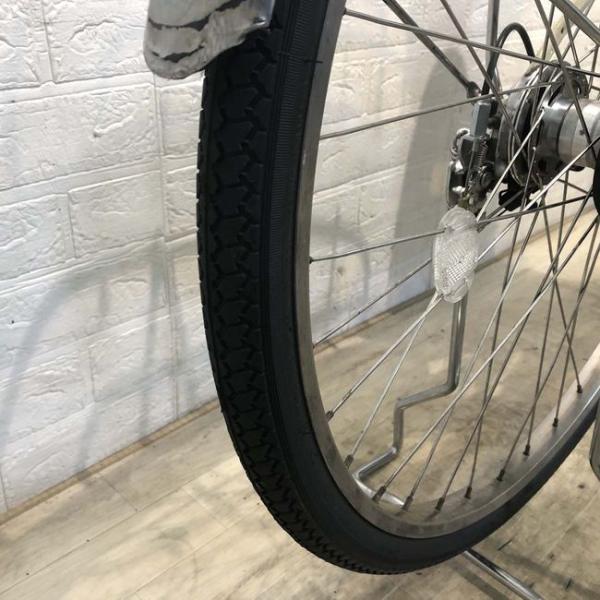 中古電動自転車 パナソニック ビビ DX ホワイト 26インチ YF064 
