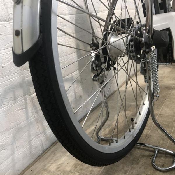 中古電動自転車 パナソニック ビビ ライト U ブラウン 24インチ YF085