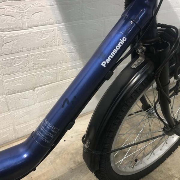中古電動自転車 パナソニック ギュット ミニ DX ブルー 20インチ YF091