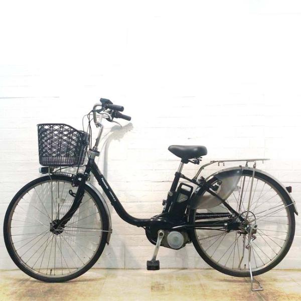 中古電動自転車 パナソニック ビビ EX ブラック 26インチ YF096