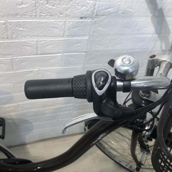 中古電動自転車 ヤマハ PAS With パス ウィズ ブラウン 26インチ YF109