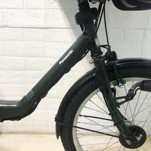 中古電動自転車 パナソニック ギュット ミニ DX グリーン 20インチ YF112