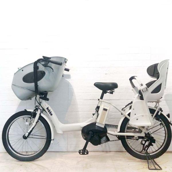 中古電動自転車 ブリヂストン bikke POLAR e ビッケ ポーラー イー ホワイト 20インチ YF114 