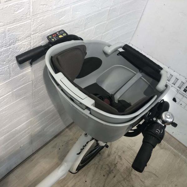 中古電動自転車 ブリヂストン bikke POLAR e ビッケ ポーラー イー ホワイト 20インチ YF114 