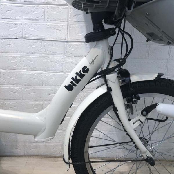 中古電動自転車 ブリヂストン bikke POLAR e ビッケ ポーラー イー ホワイト 20インチ YF114 