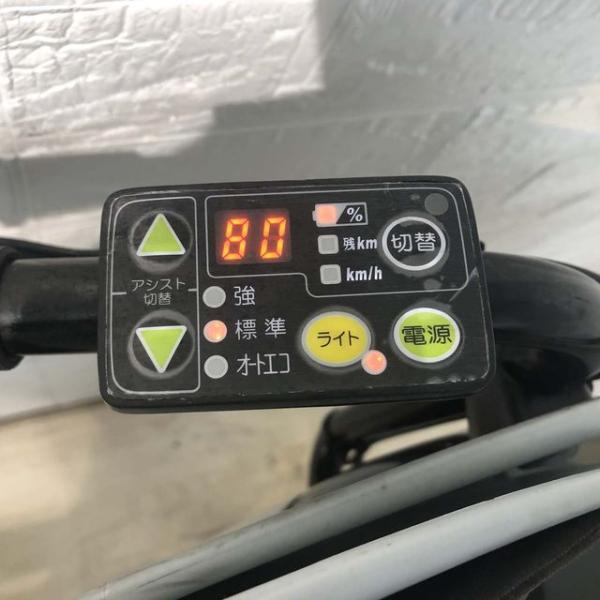 中古電動自転車 ブリヂストン bikke POLAR e ビッケ ポーラー イー ホワイト 20インチ YF114 