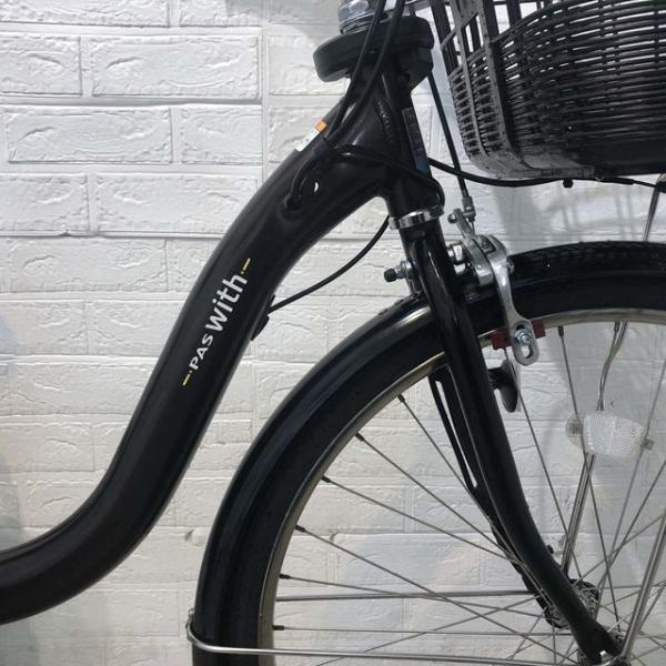 中古電動自転車 ヤマハ PAS With パス ウィズ ブラウン 24インチ YF116