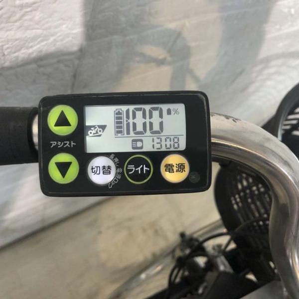 中古電動自転車 ヤマハ PAS With パス ウィズ ブラウン 26インチ YF117
