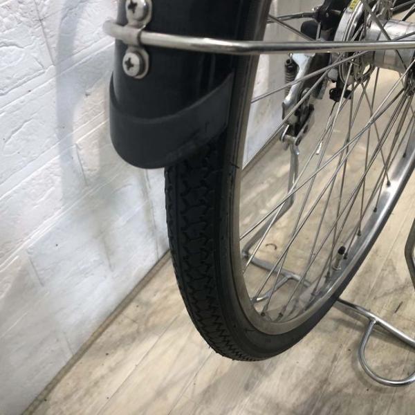 中古電動自転車 ヤマハ PAS With パス ウィズ ブラウン 26インチ YF117