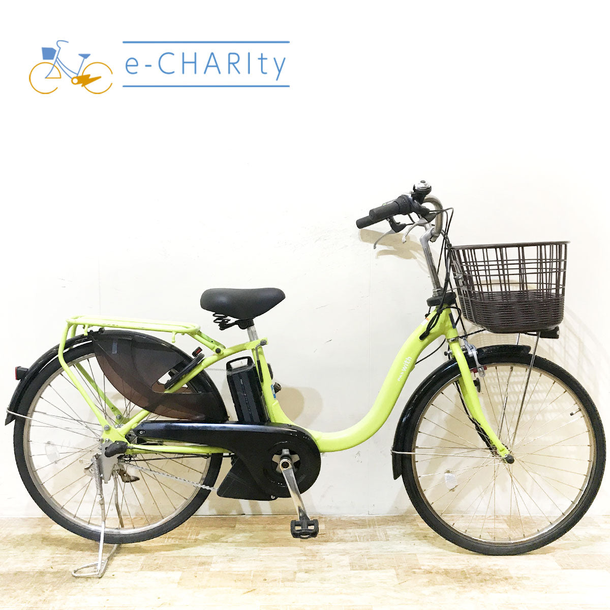 B711★整備済み　中古電動自転車　BS　アシスタ　ライトブルー　バッテリー新品8.9Ah★【24インチ】 中古電動自転車特価 ¥100,001以上｜パナソニック・ヤマハ