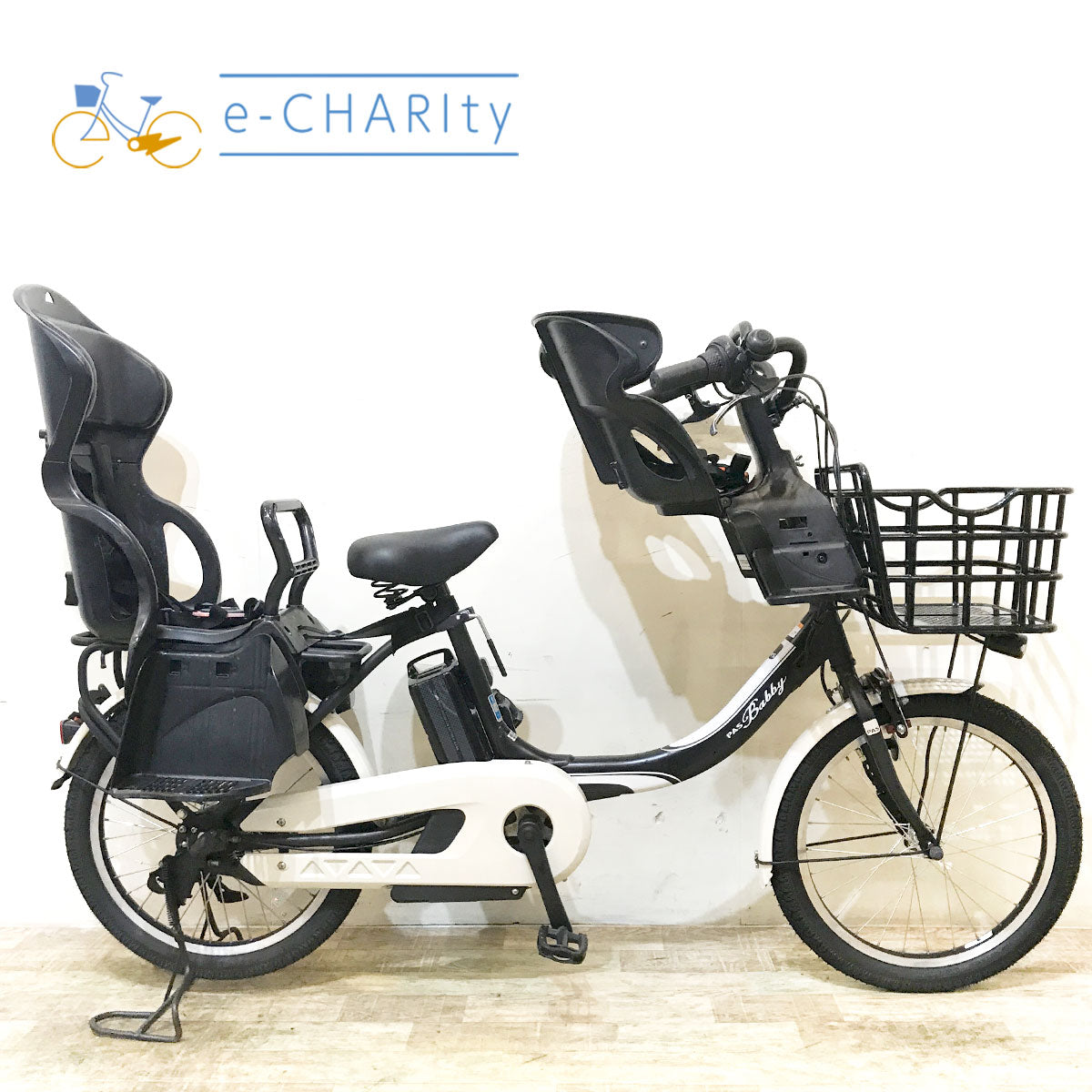 中古電動自転車 ヤマハ PAS Babby un パス バビー アン ブラック×ホワイト 20インチ KF025
