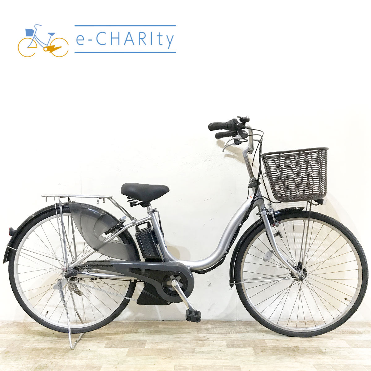 受付終了⚠️中古:自転車シルバー　26インチ　ギアなし 楽天市場】中古 自転車 26インチの通販