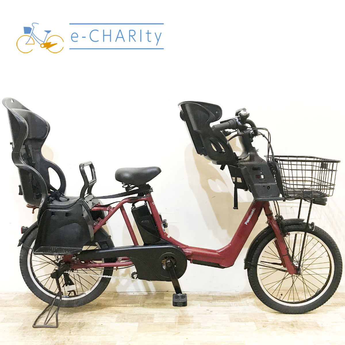中古パナソニック ギュット・アニーズ 電動自転車が格安！子供乗せ