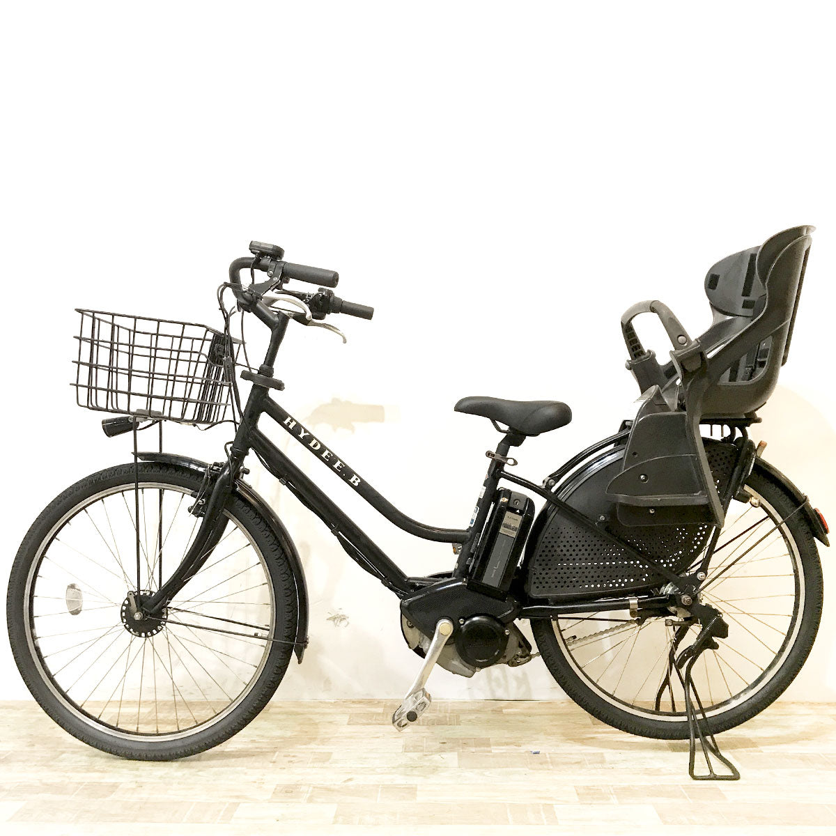 中古電動自転車 ブリヂストン ハイディB ブラック 26インチ KJ124