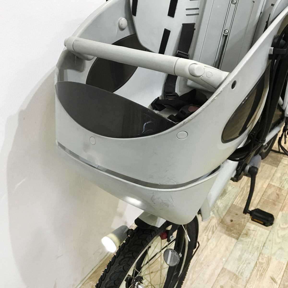 中古電動自転車 ブリヂストン ビッケポーラーe グレー 20インチ KJ126