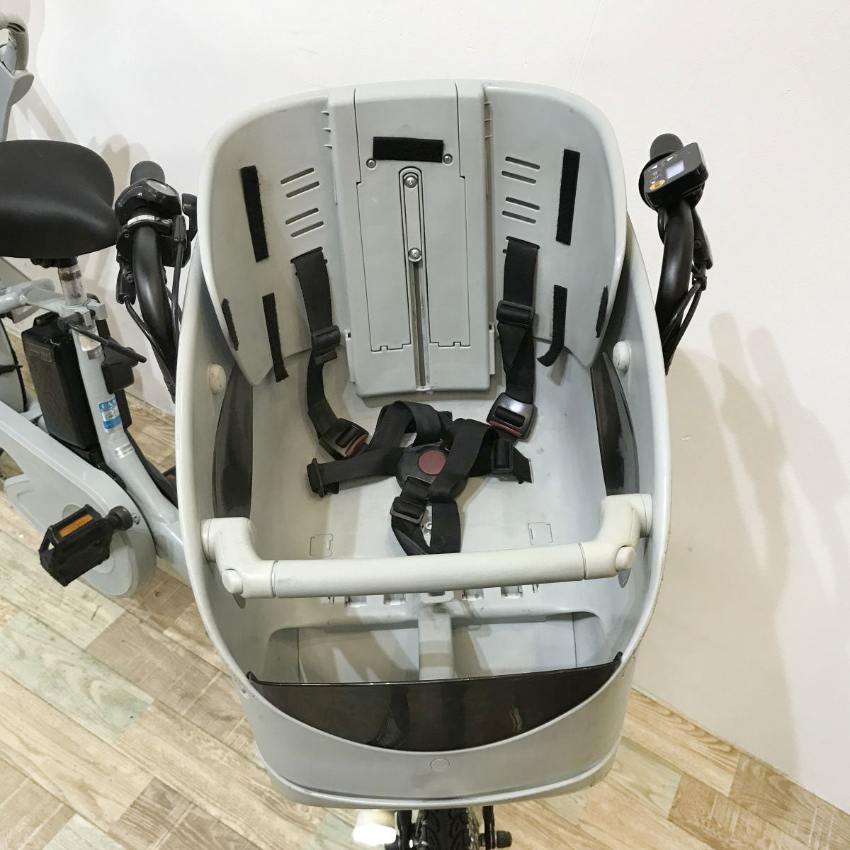 中古電動自転車 ブリヂストン ビッケポーラーe グレー 20インチ KJ126