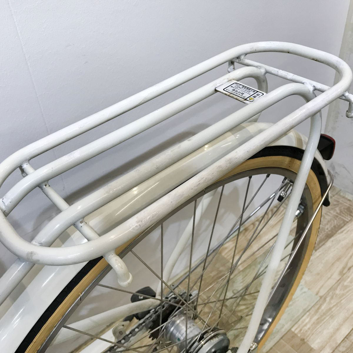 中古電動自転車 ブリヂストン アシスタポルク ホワイト 26インチ KJ127