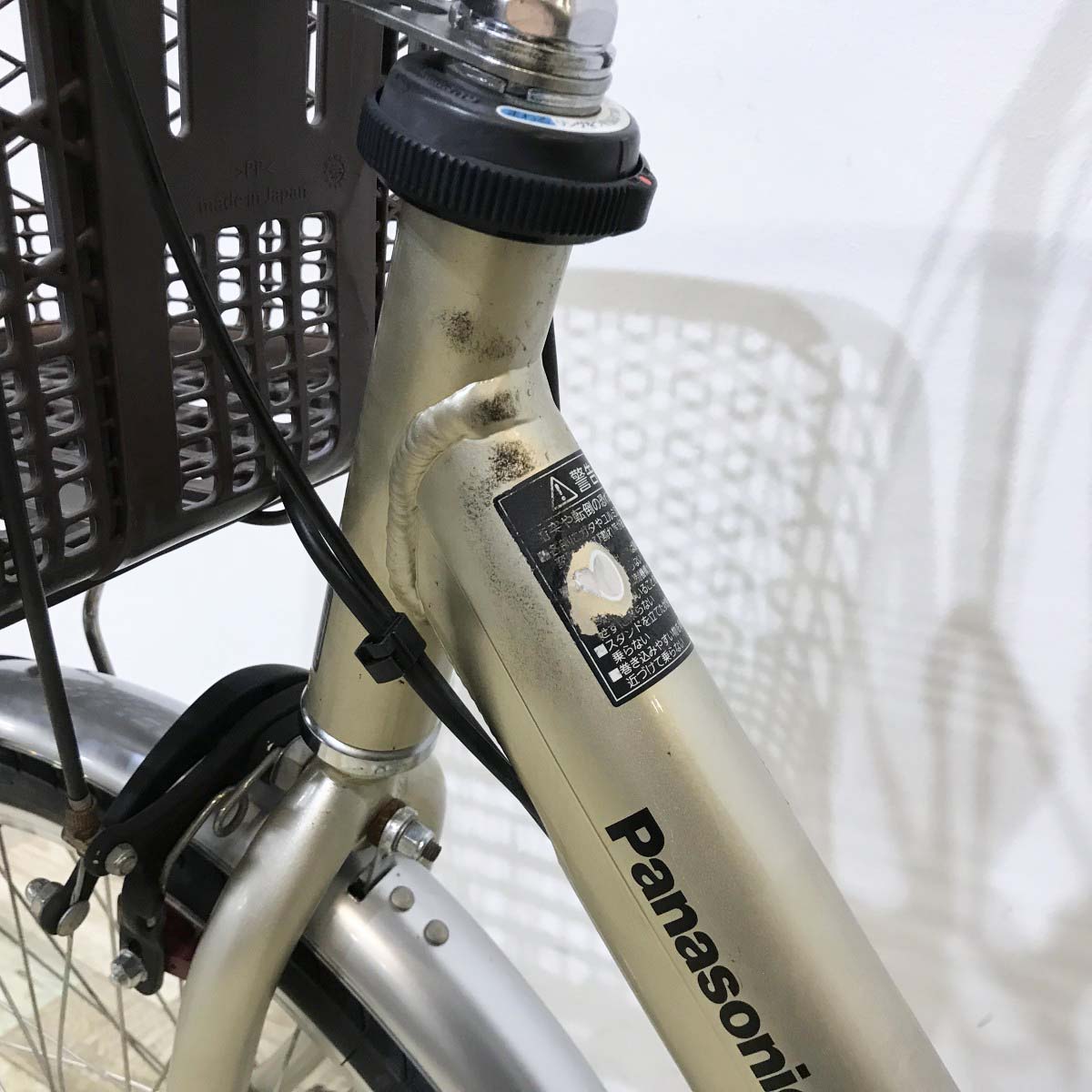 中古電動自転車 パナソニック ビビL 20 ゴールド 20インチ KJ129