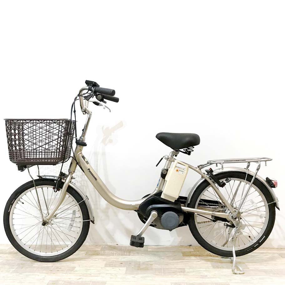 中古電動自転車 パナソニック ビビL 20 ゴールド 20インチ KJ129