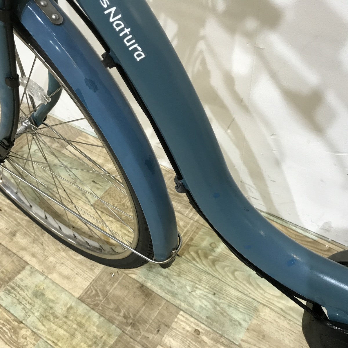 中古電動自転車 ヤマハ PAS ナチュラ ブルー 26インチ KK001