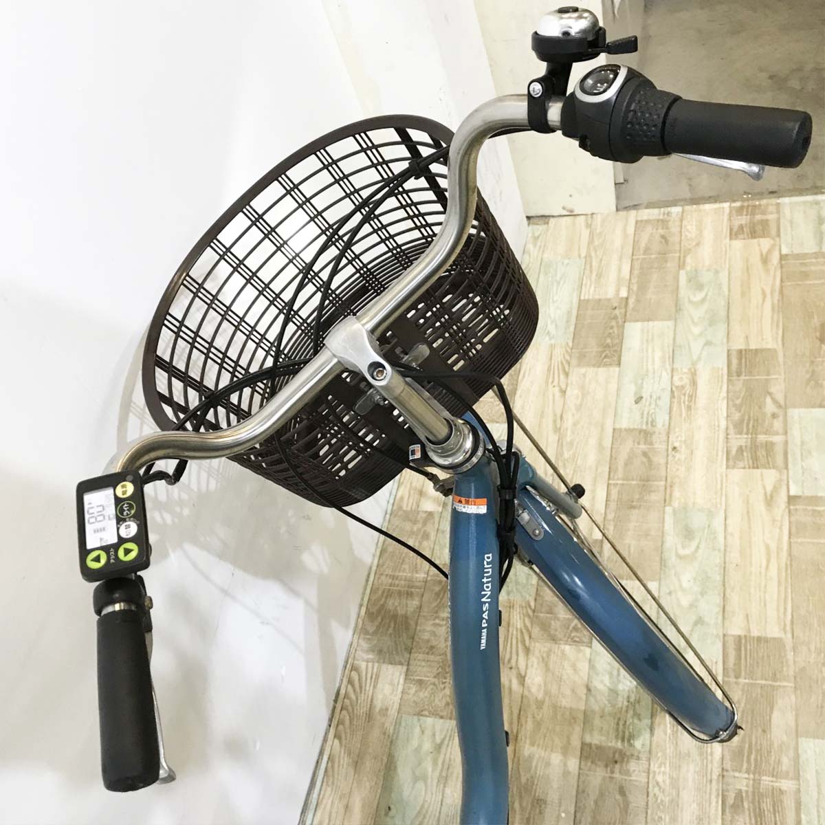 中古電動自転車 ヤマハ PAS ナチュラ ブルー 26インチ KK001