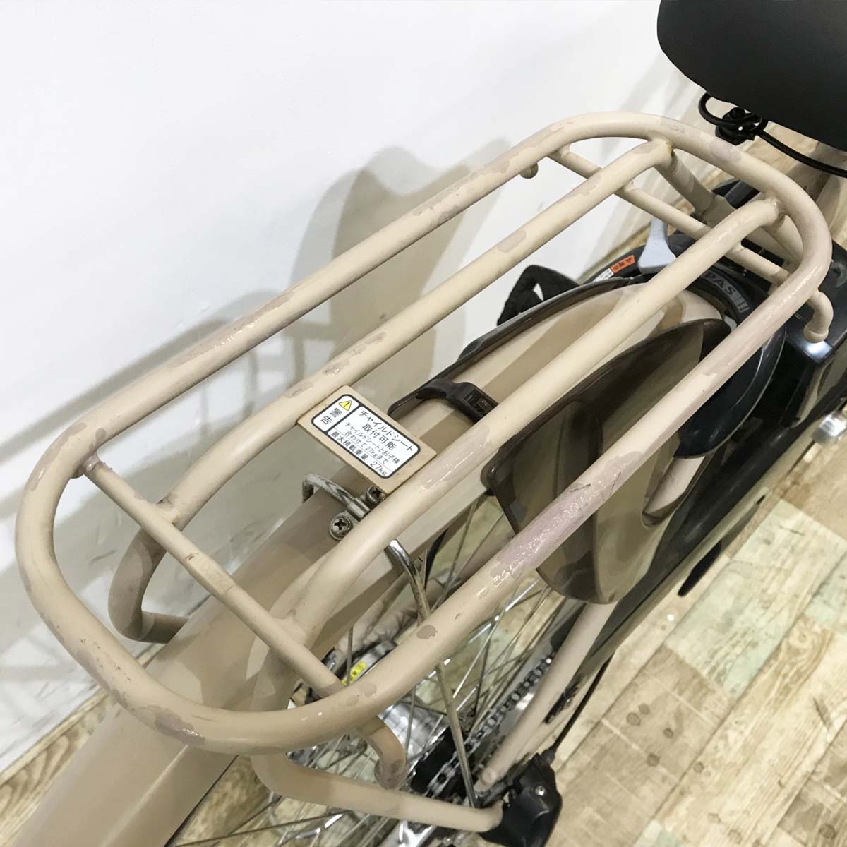 中古電動自転車 ヤマハ PAS ナチュラ ベージュ 26インチ KK002