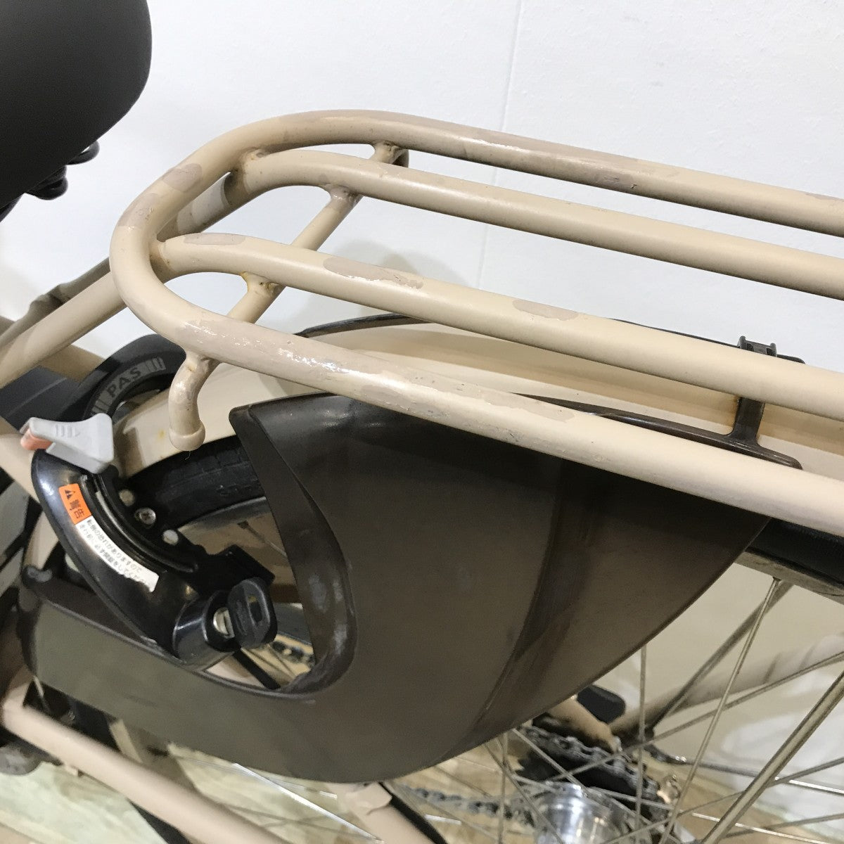 中古電動自転車 ヤマハ PAS ナチュラ ベージュ 26インチ KK002