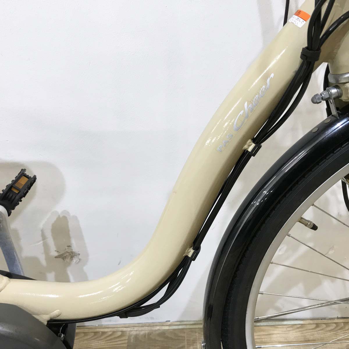 中古電動自転車 ヤマハ PAS チア ベージュ 26インチ KK003